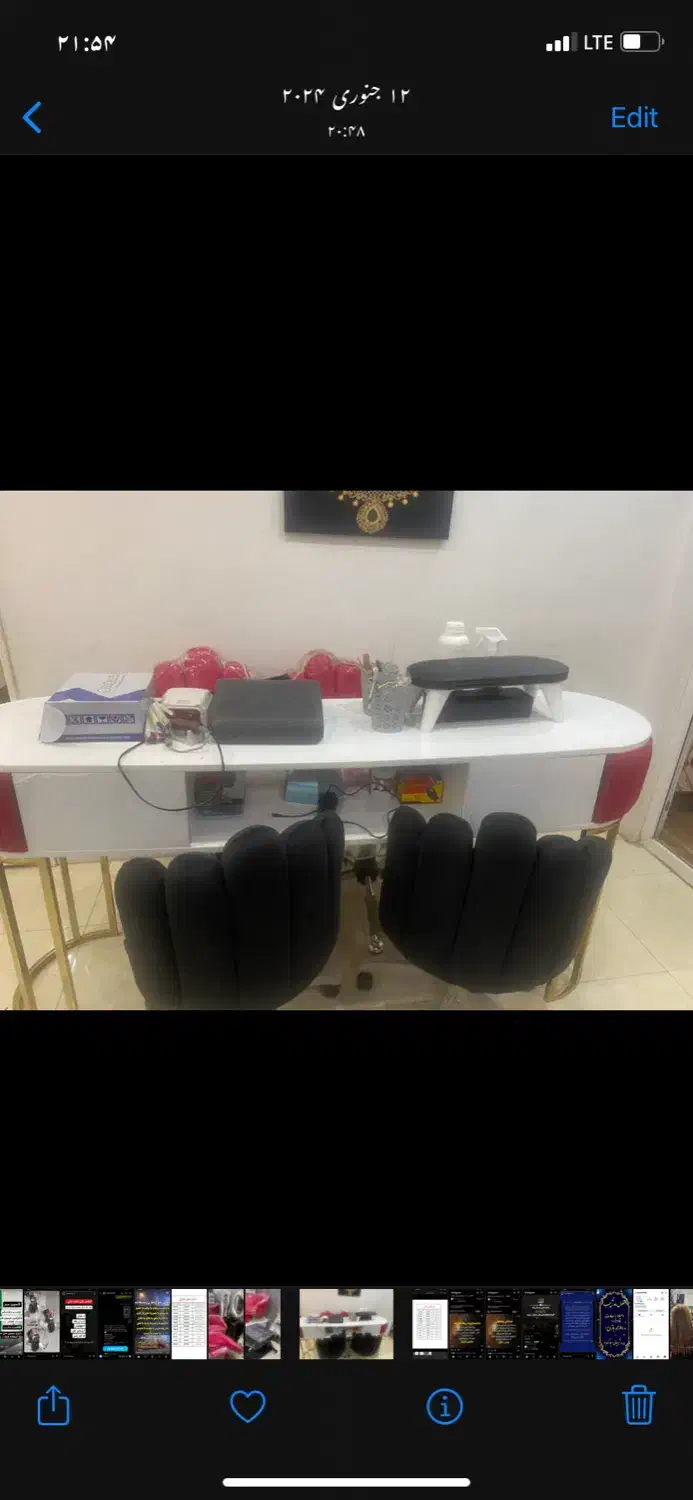 میز ناخن کامل نو|آرایشگاه و سالن‌های زیبایی|نهاوند, |دیوار