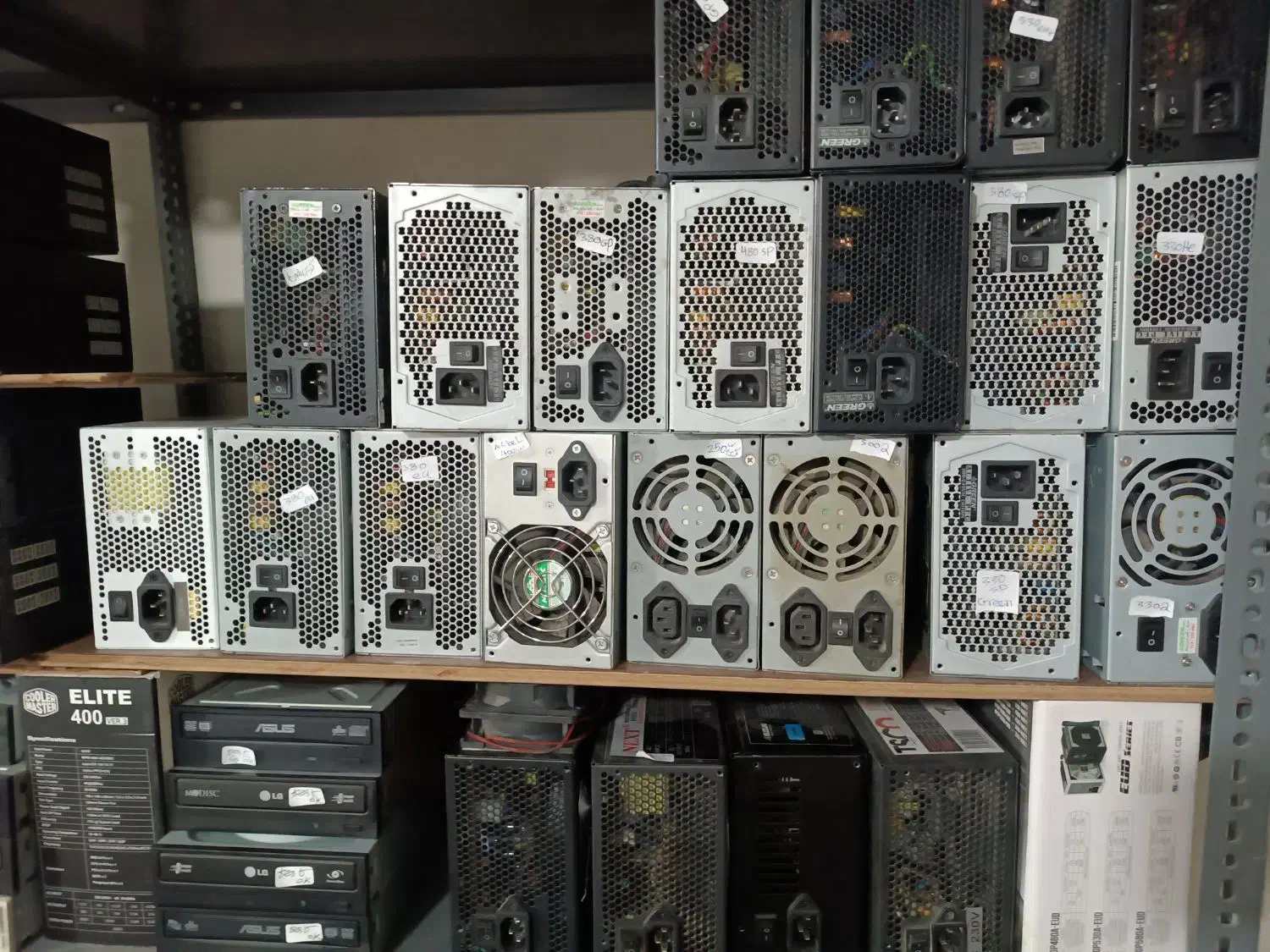 قاب کیس  آکبند و پاور کامپیوترو مادربرد h61|قطعات و لوازم جانبی رایانه|فردیس, انبار نفت|دیوار