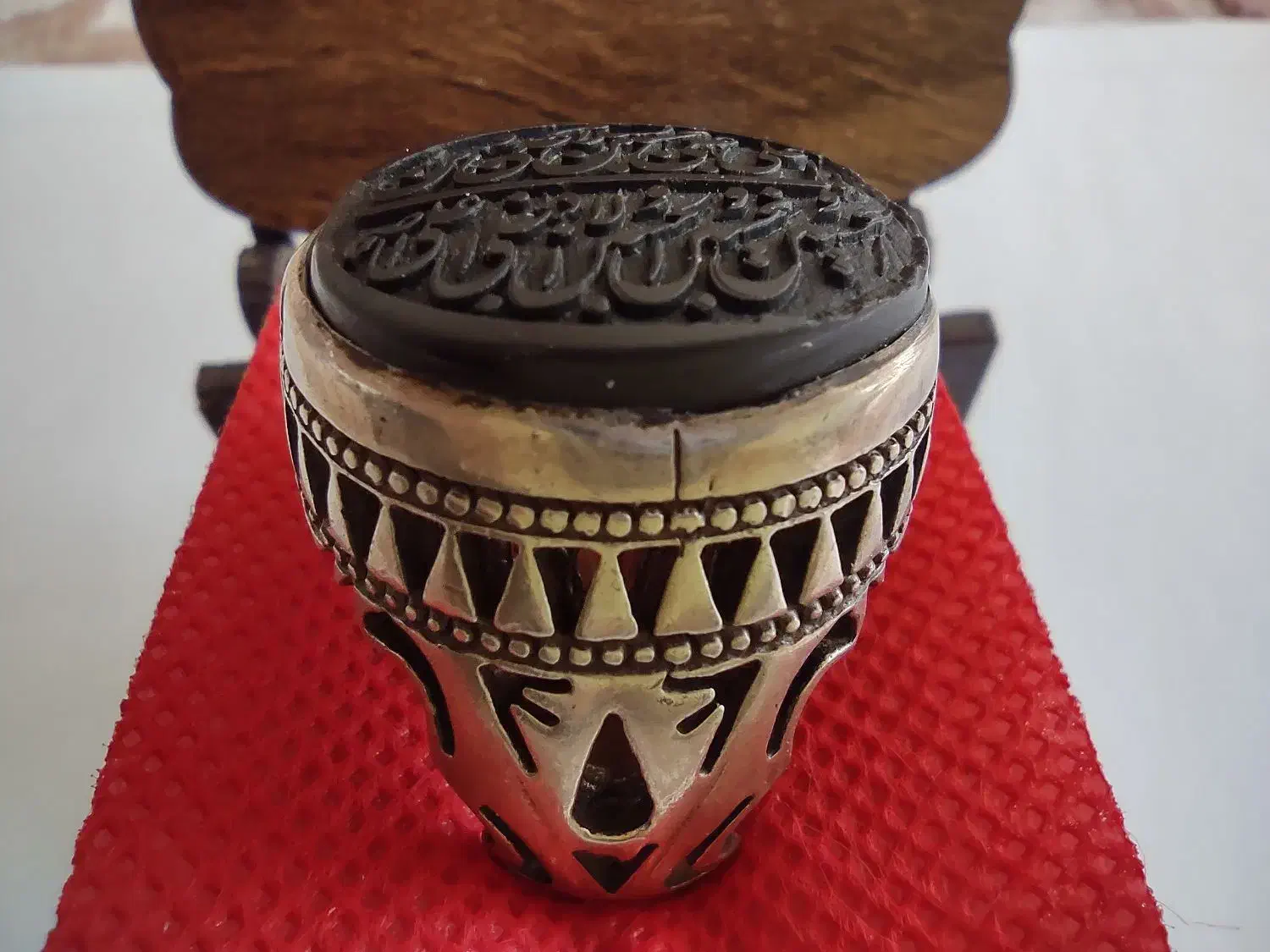 انگشتر نقره|کلکسیون اشیاء عتیقه|ماهدشت, |دیوار