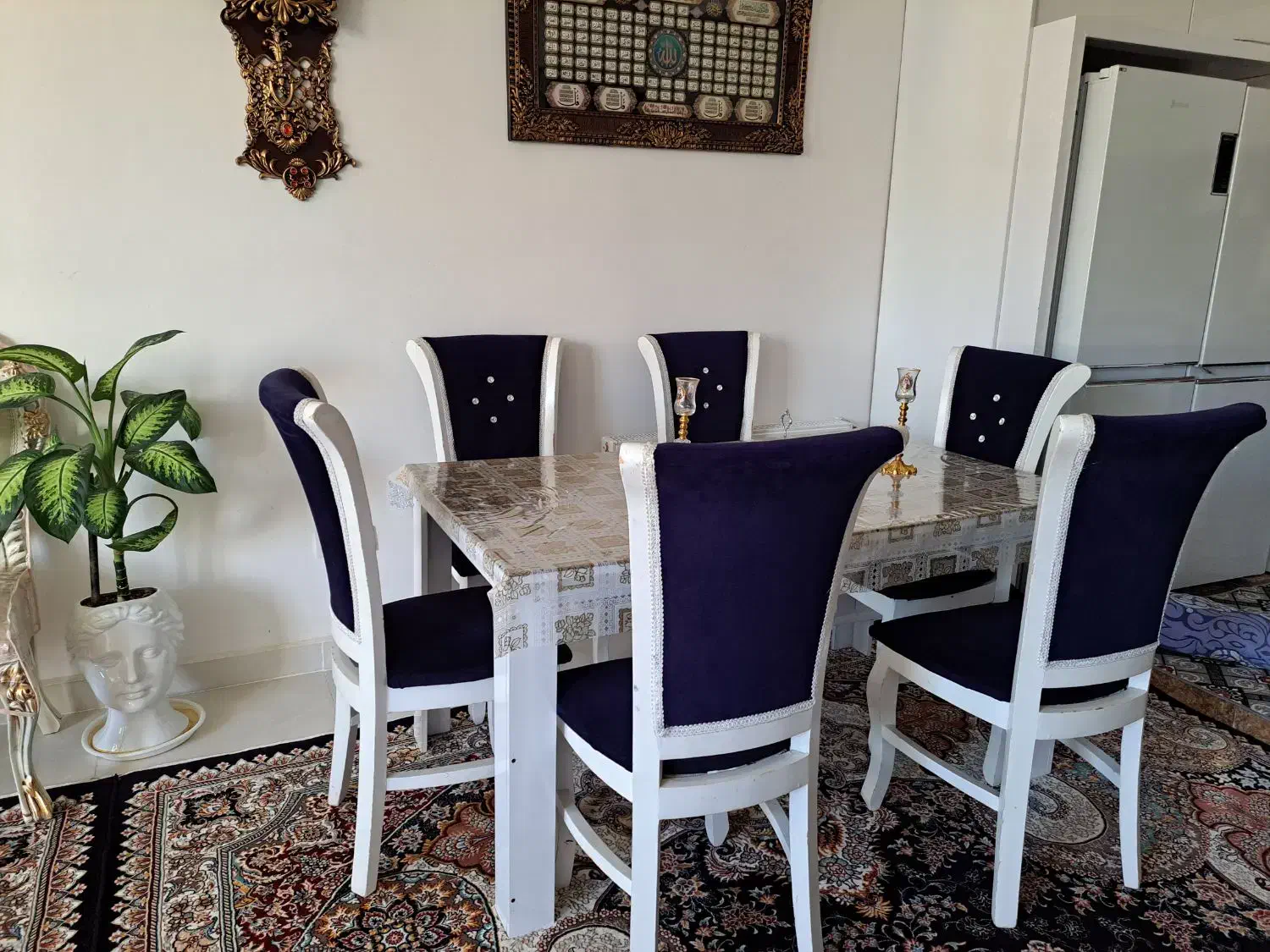 میز نهار خوری|میز و صندلی غذاخوری|ایلام, |دیوار