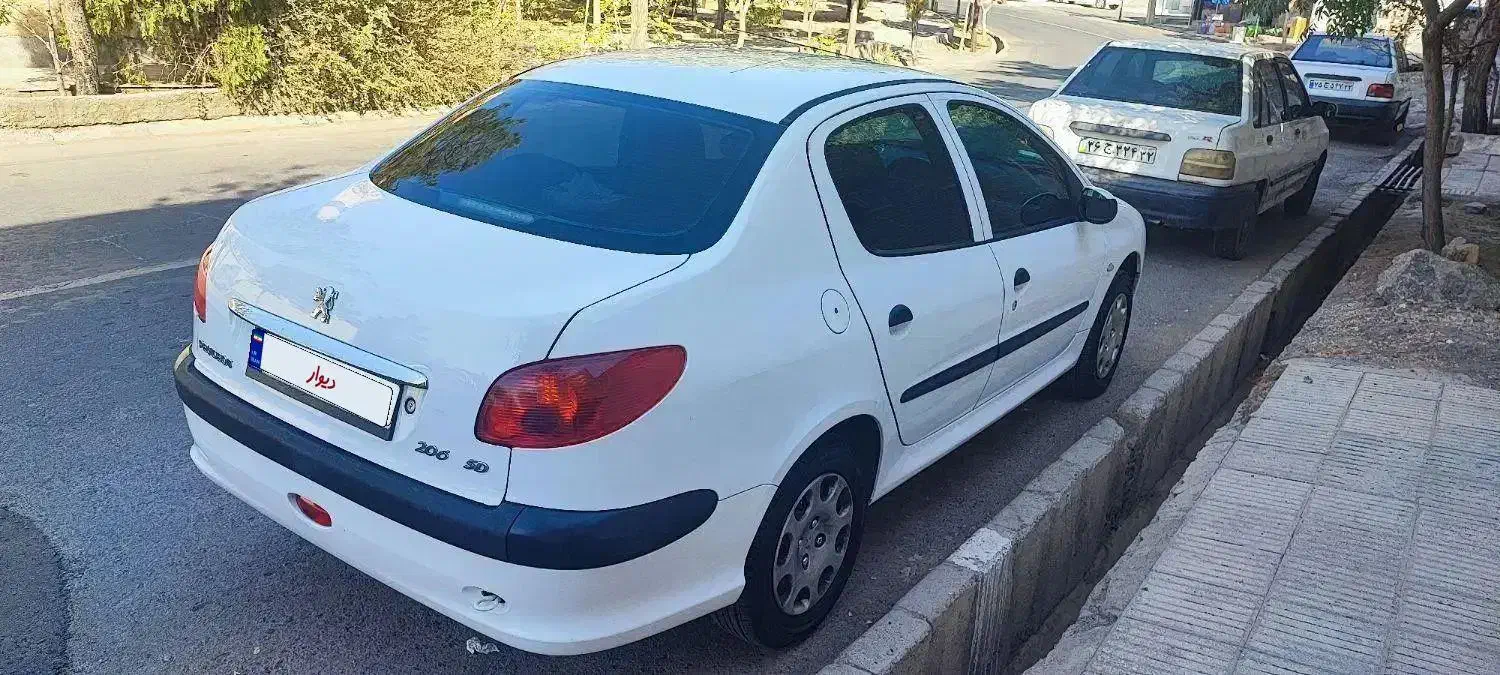 پژو 206 اس دی 206Sd V8|خودرو سواری و وانت|سبزوار, قاضی زاد|دیوار