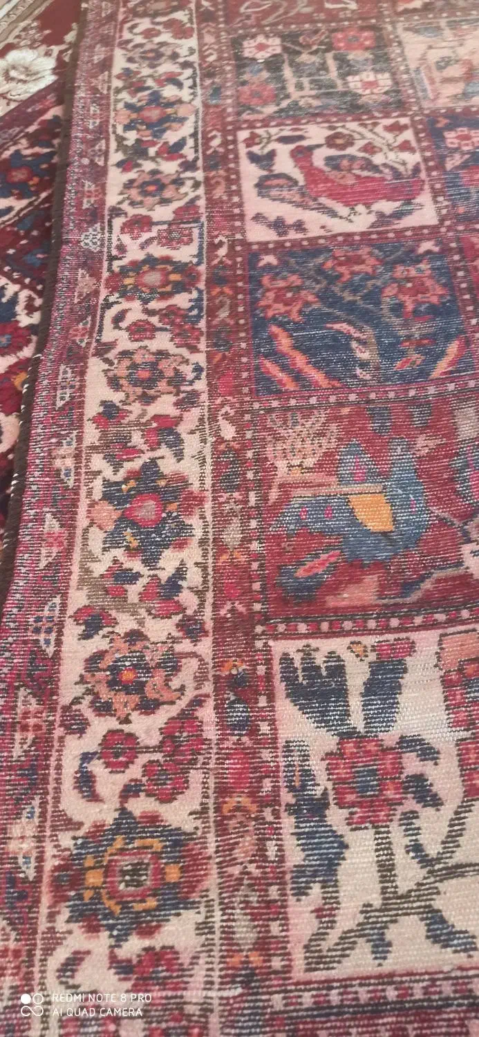 فرش دستباف بختیاری با قدمت ۷۰سال|فرش|دزفول, |دیوار