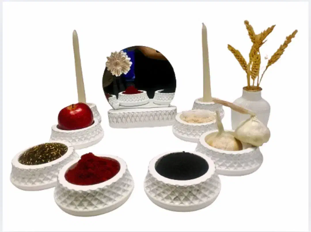 انواع هفت سین خام ورنگی|صنایع دستی و سایر لوازم تزئینی|مشهد, آیت الله کاشانی|دیوار