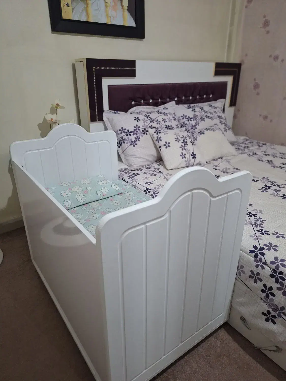 تخت کنار مادر|تخت و صندلی بچه|کرج, حصارک بالا|دیوار