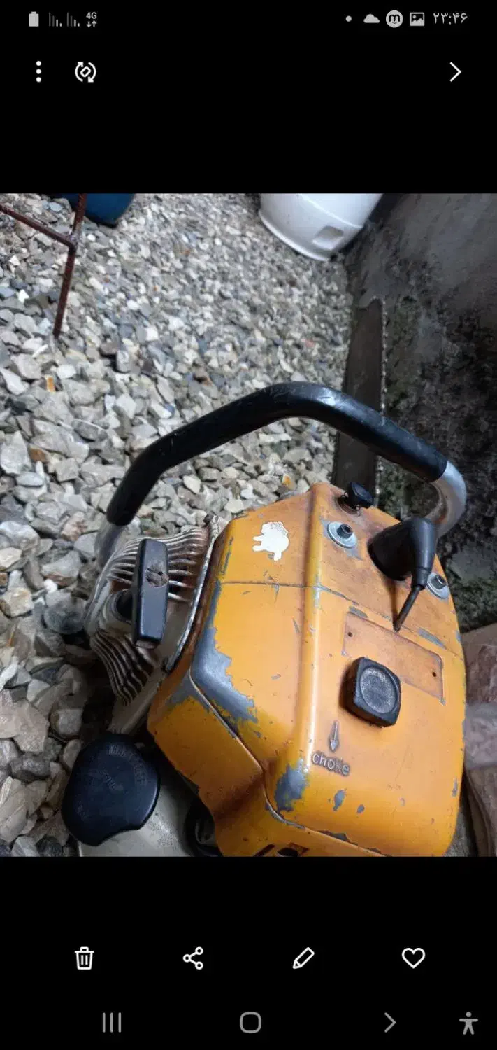 اره موتور قدیمی بزرگ اشتیل در سلمانشهر|ماشینآلات صنعتی|سلمانشهر, |دیوار