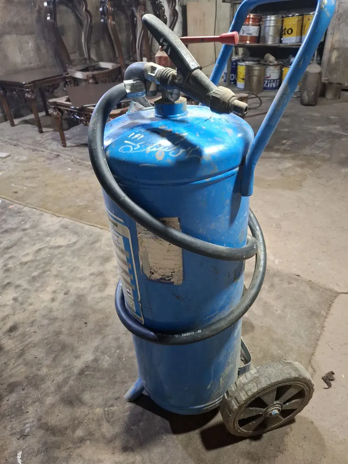 کپسول آتش‌نشانی ۵۰کیلویی اب وکف|ابزارآلات|چهاردانگه (تهران), |دیوار