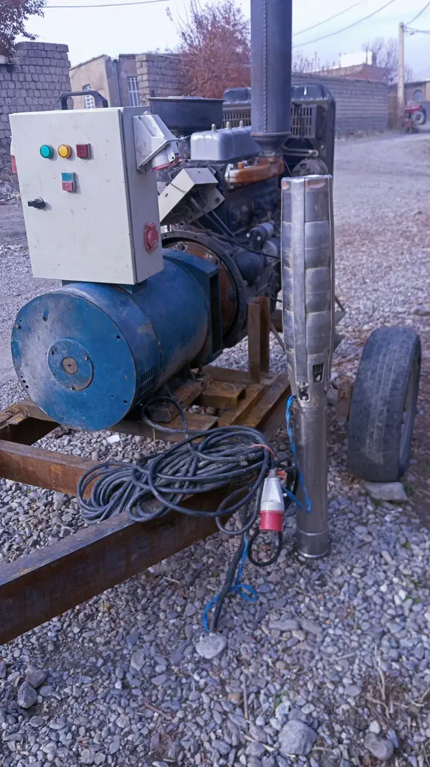 ژنراتور 24 کیلوات با موتور چهار سیلندر ووزل|ماشین‌آلات صنعتی|سیلوانه, |دیوار