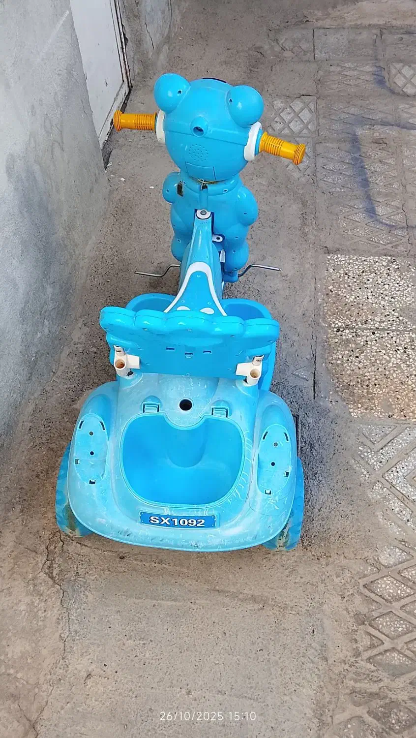 سه چرخه با طرح خرس|دوچرخه، اسکیت، اسکوتر|تربت‌حیدریه, فردوسی جنوبی|دیوار