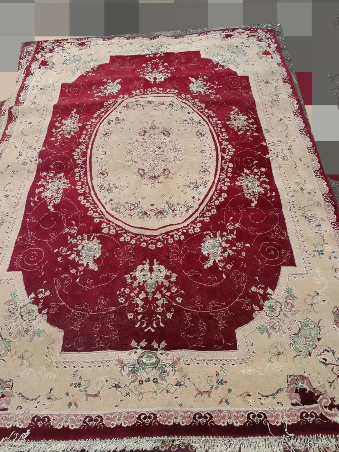 سه عدد فرش 6متری و یک عدد فرش 12متری کاملا سالم|فرش|رشت, دیانتی|دیوار