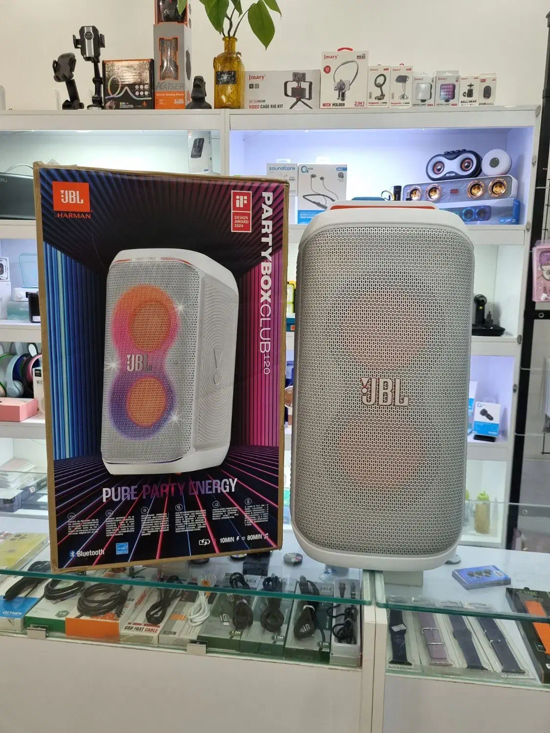 پارتی باکس jbl 120  سفید|سیستم صوتی خانگی|شیراز, فخرآباد (دروازه کازرون)|دیوار