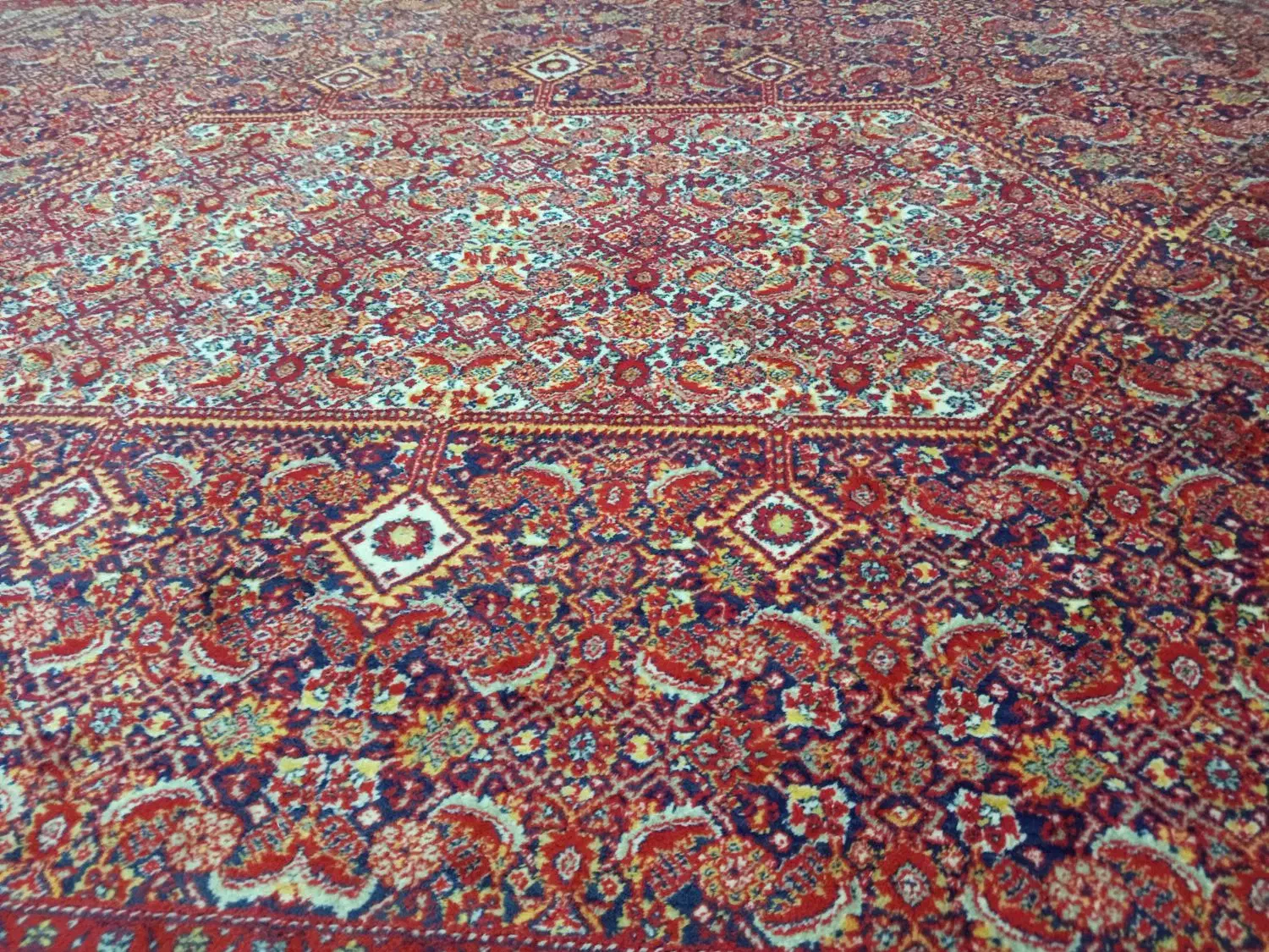 دوجفت فرش 6متری تمام ابریشم دستبافت قدیمی|فرش|پرند, فاز ۵|دیوار