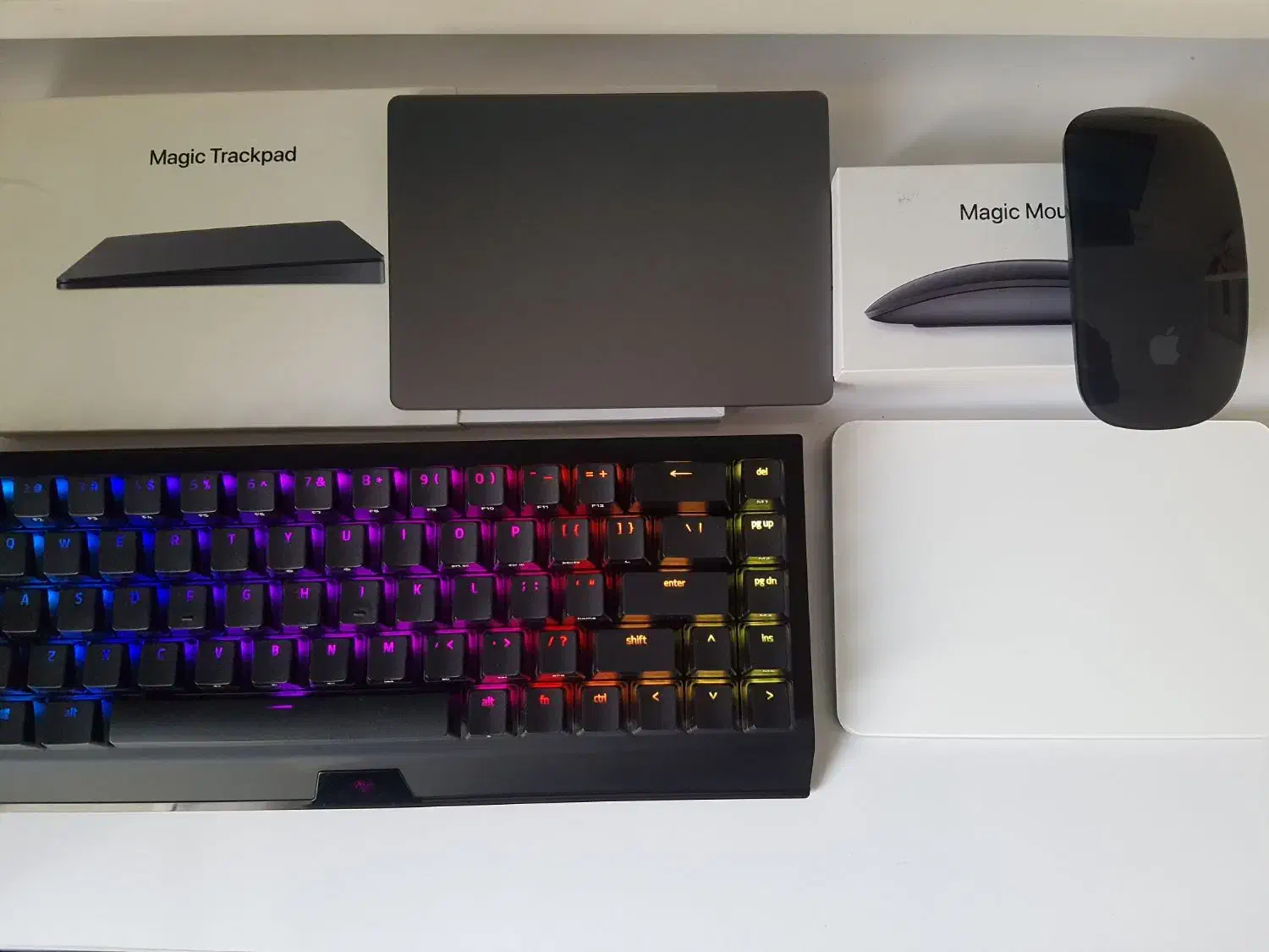 موس و ترکپد اپل و کیبورد ریزر|قطعات و لوازم جانبی رایانه|تهران, باغ فیض|دیوار