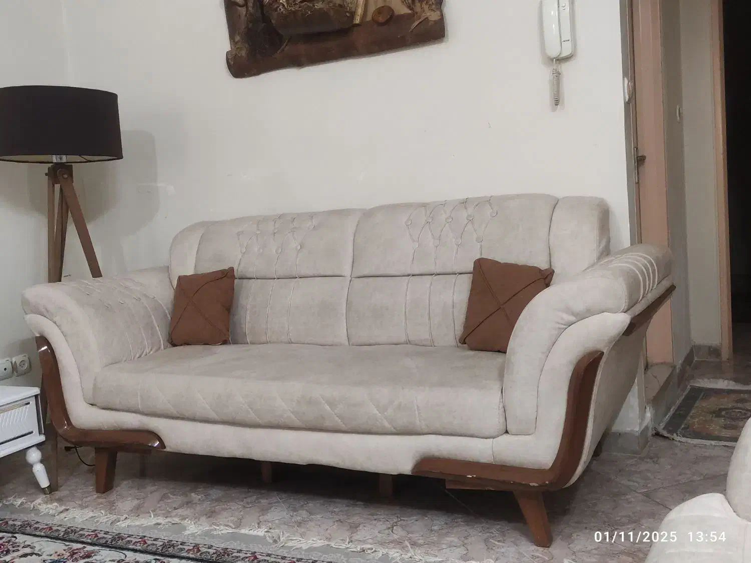 مبل 7نفر|مبلمان خانگی و میز عسلی|بومهن, |دیوار