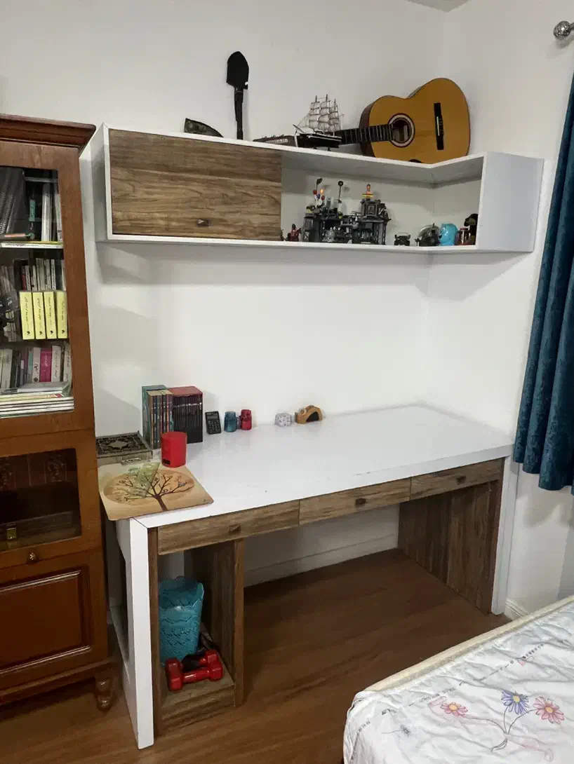 میز کامپیوتر کتابخانه دار|مبلمان اداری|مشهد, کلاهدوز|دیوار