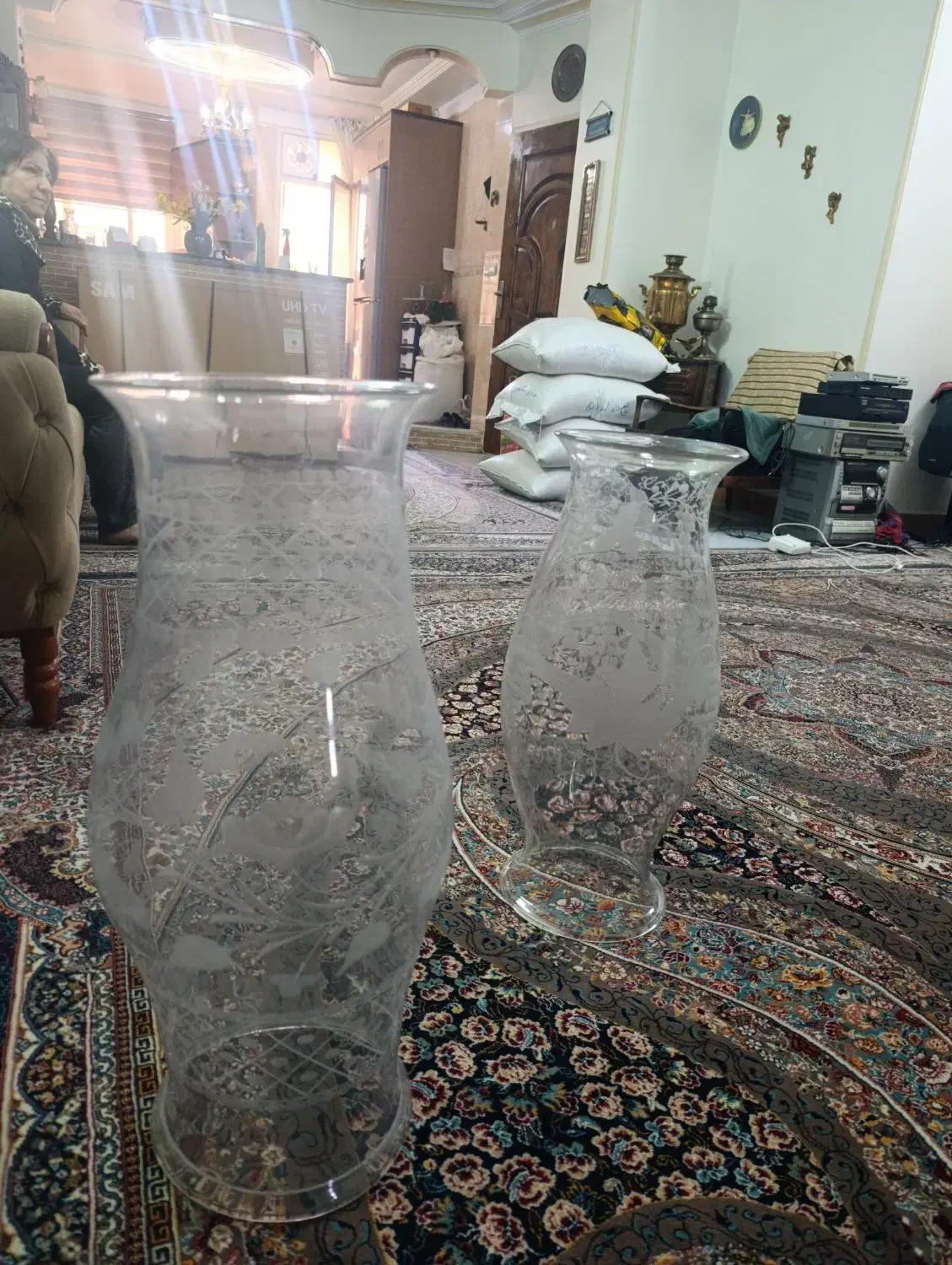 حباب کریستال|لوستر و چراغ آویز|رباط‌کریم, رباط‌کریم|دیوار