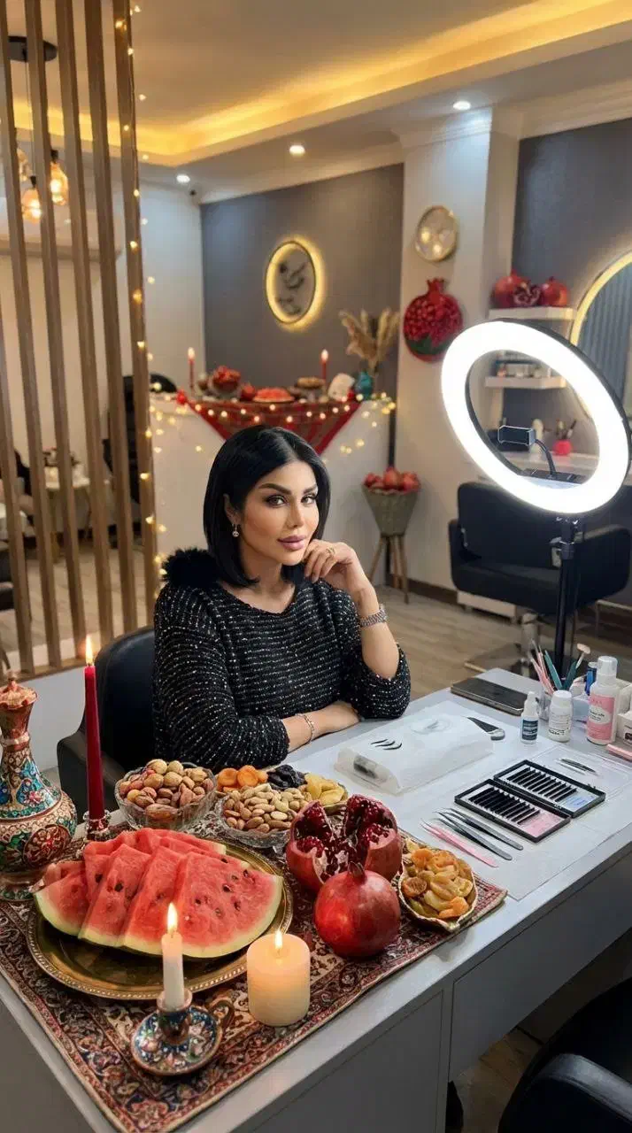 هدیه رایگان و تخفیف ویژه یلدا|خدمات آرایشگری و زیبایی|پردیس, فاز ۹|دیوار