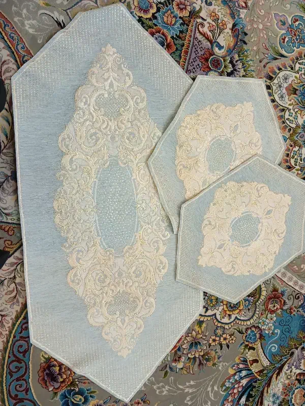 رومیزی و رانر|پرده، رانر، رومیزی|اسلامشهر, شهرک محمدیه|دیوار