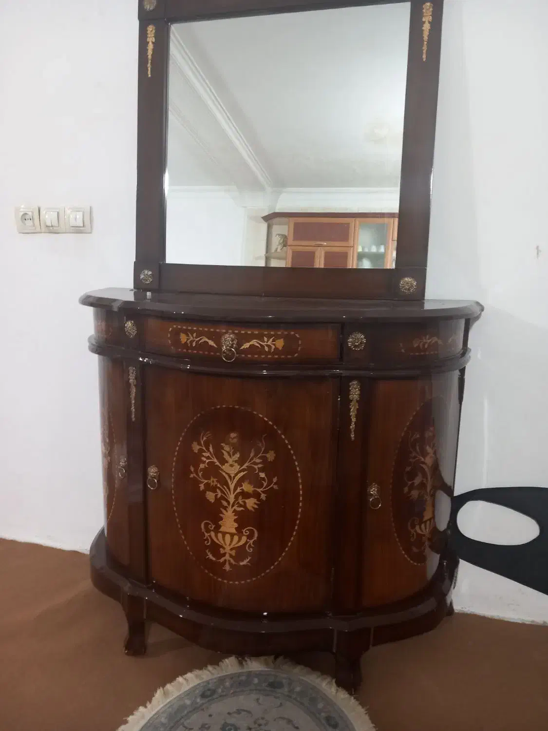 اینه کنسول|بوفه، ویترین، کنسول|ماکو, |دیوار