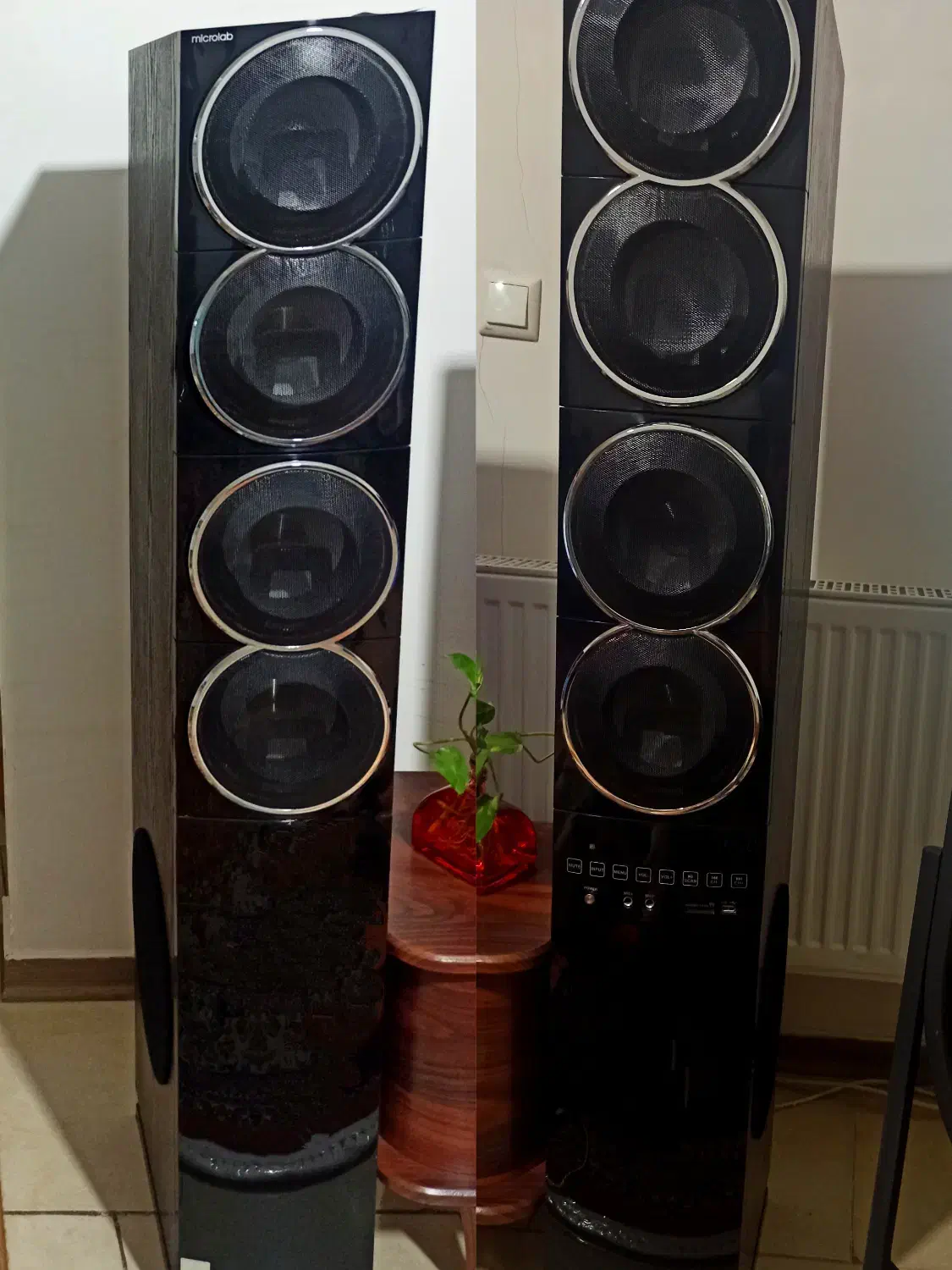 یک جفت باند سالم در حد نو|سیستم صوتی خانگی|هشتگرد, هشتگرد قدیم|دیوار