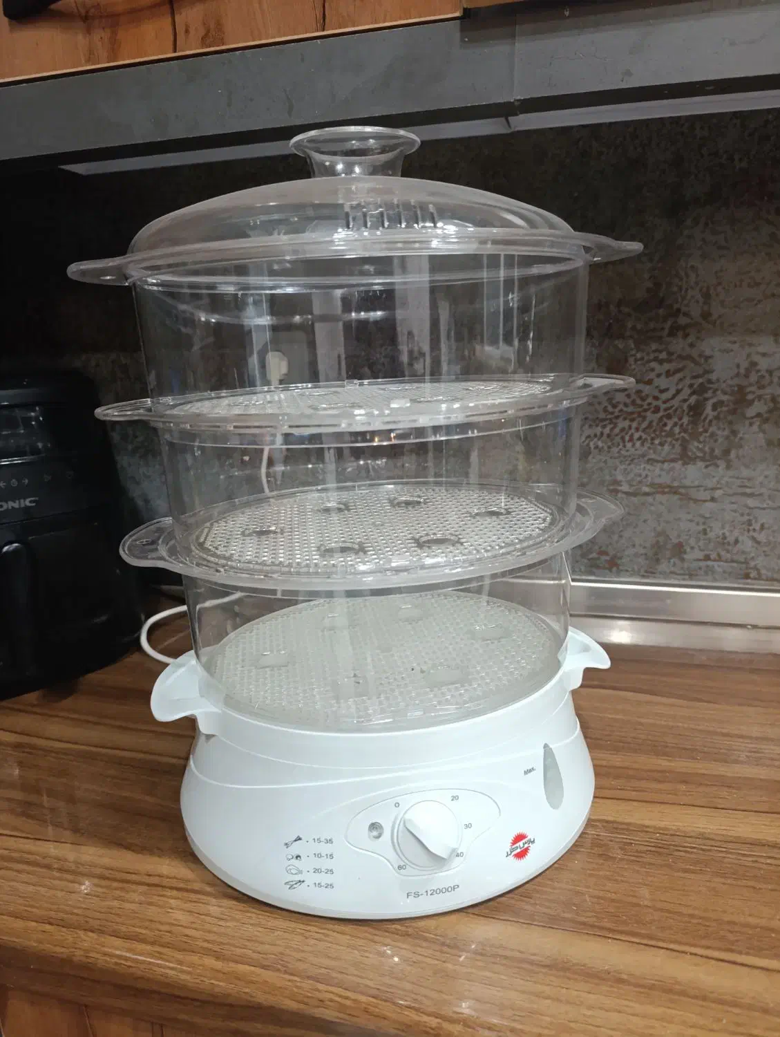 بخار پز ۱۲ لیتر پارس خزر|اجاق گاز و لوازم برقی پختوپز|حمیدیا, |دیوار