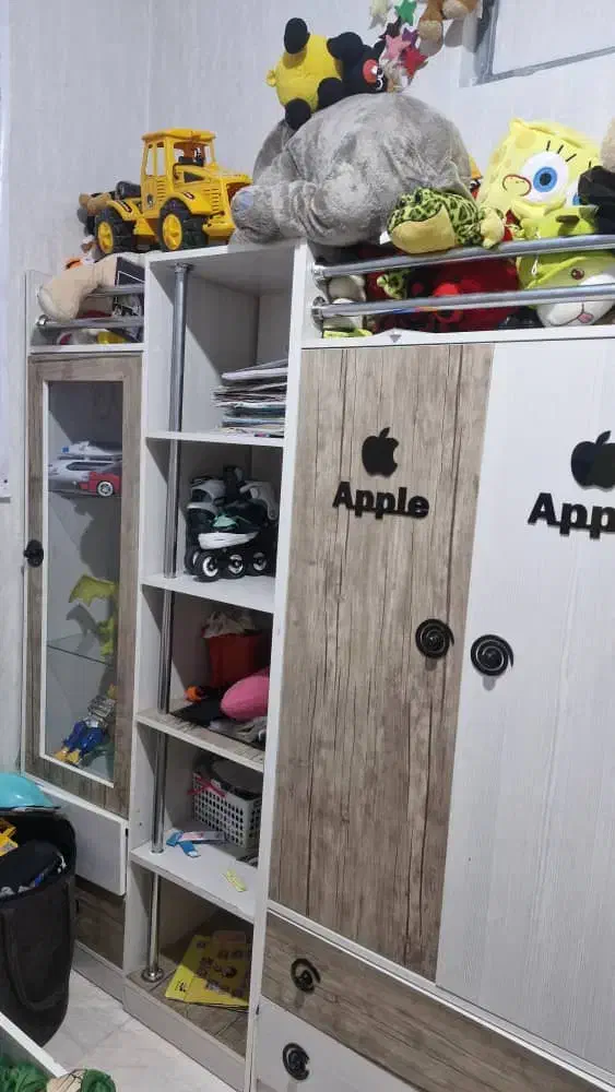 کمد وویترین و کتابخانه کودک|اسباب و اثاث بچه|مشکیندشت, |دیوار