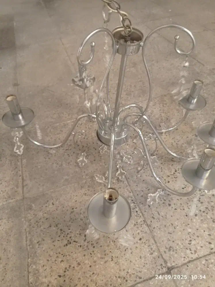 لوستر|لوستر و چراغ آویز|میانه, |دیوار