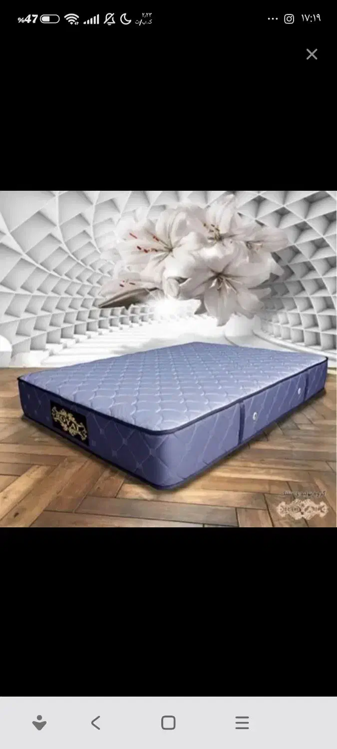 یک عدد تشک پر قو  مدل کلاسیک ویژه نو وسالم.|تشک تختخواب|خمینی‌شهر, |دیوار