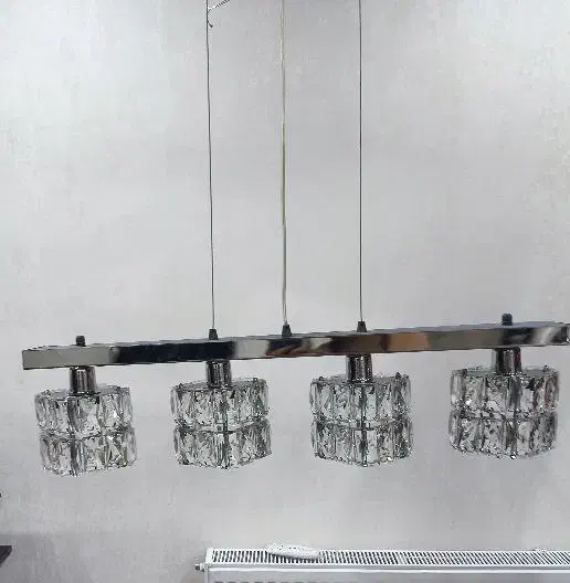 لوستر خطی 4 شعله|لوستر و چراغ آویز|فردیس, فردیس|دیوار