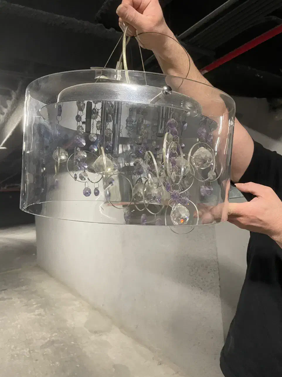 لوستر شیشه ای|لوستر و چراغ آویز|تهران, باغ فیض|دیوار