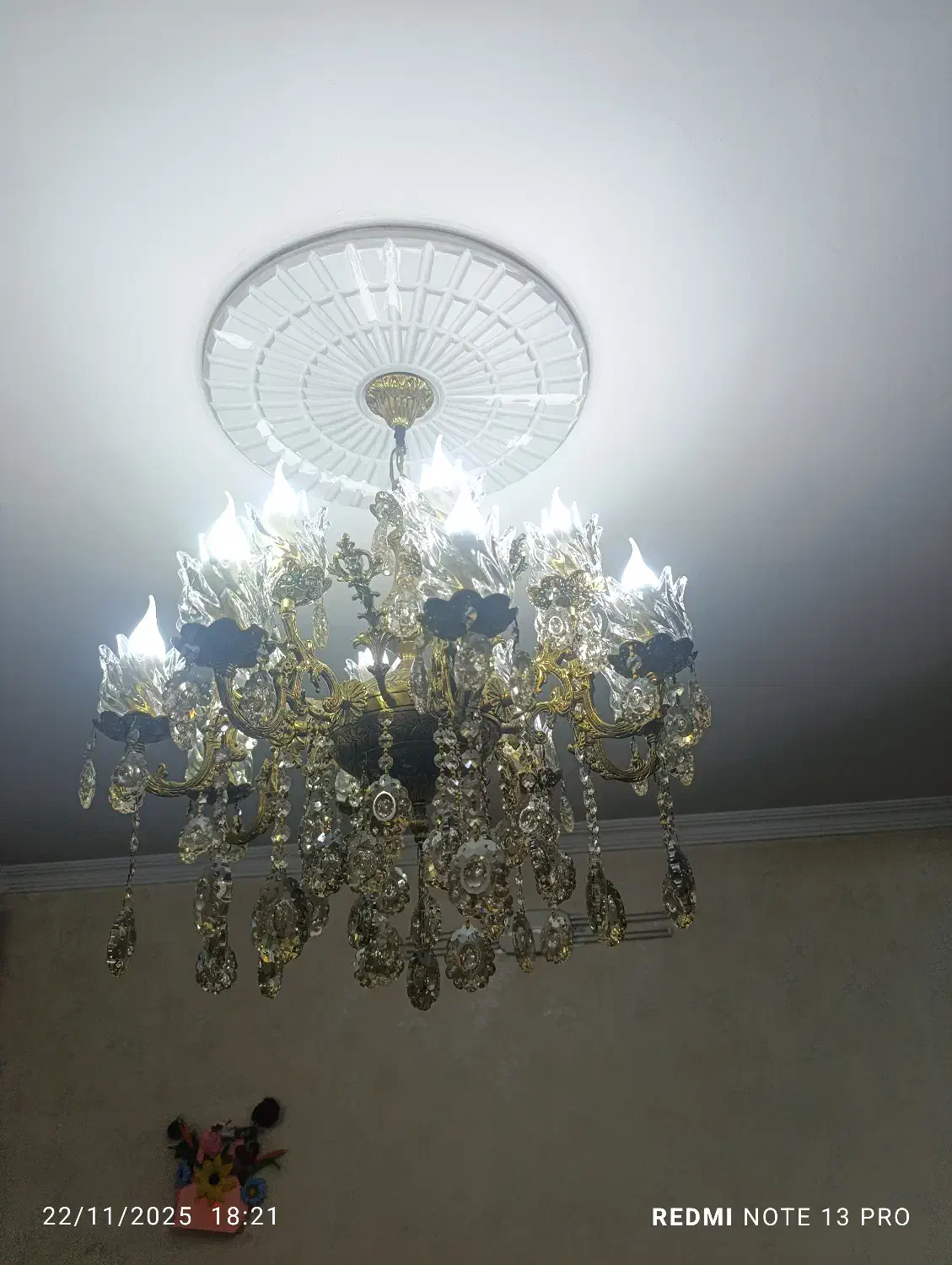 لوستر تمام برنجی|لوستر و چراغ آویز|تهران, شهید رجایی|دیوار