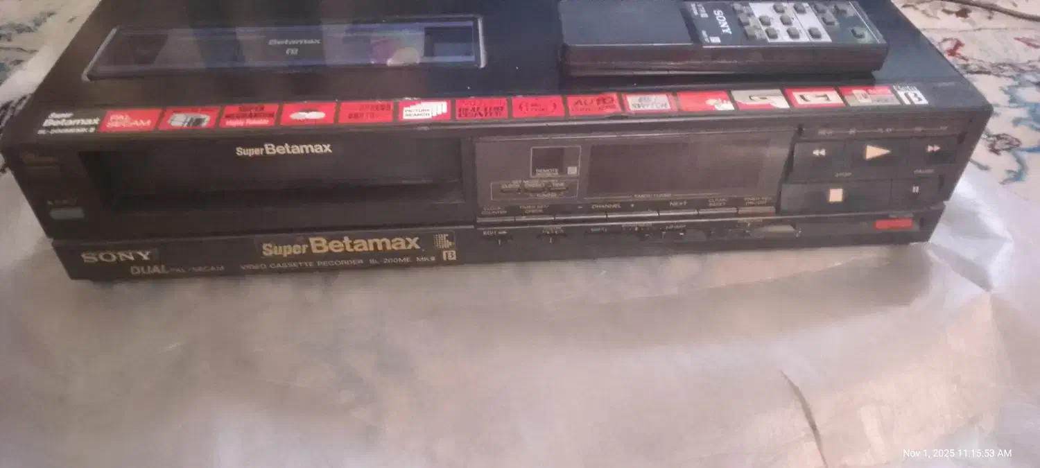 ویدئو سوپر بتاماکس سونی super Betamax sony در حد|پخش‌کننده DVD و ویدیو|تهران, امانیه|دیوار