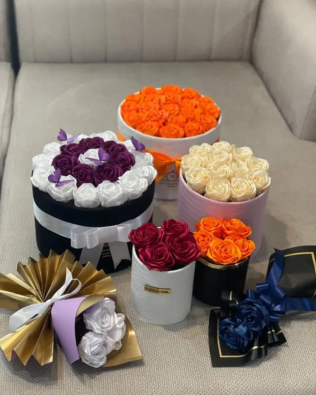 فروش گل روبانی باکسی|گل مصنوعی|خبر, |دیوار