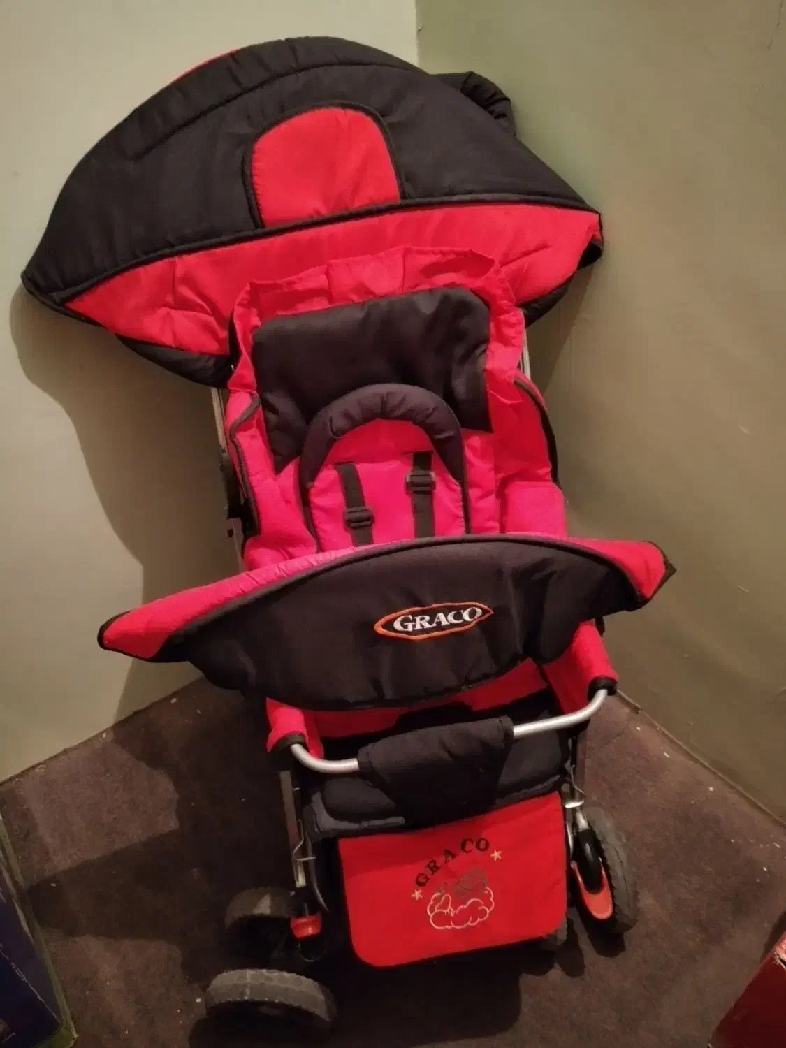 کالسکه در حد نو با روروک با صندلی غذا نو|کالسکه و لوازم جانبی|رفسنجان, |دیوار