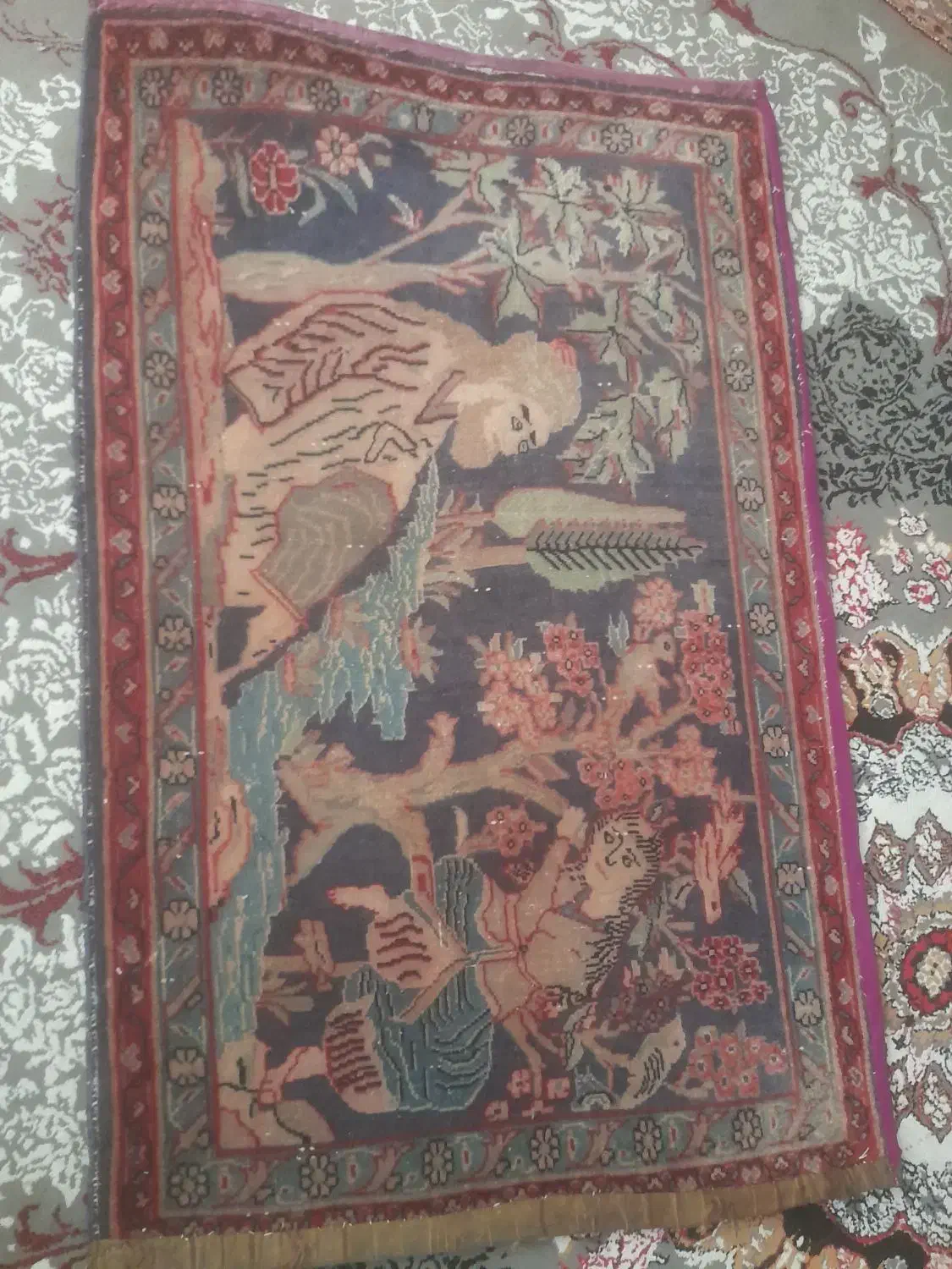 قالیچه دستی|فرش|کرمانشاه, |دیوار