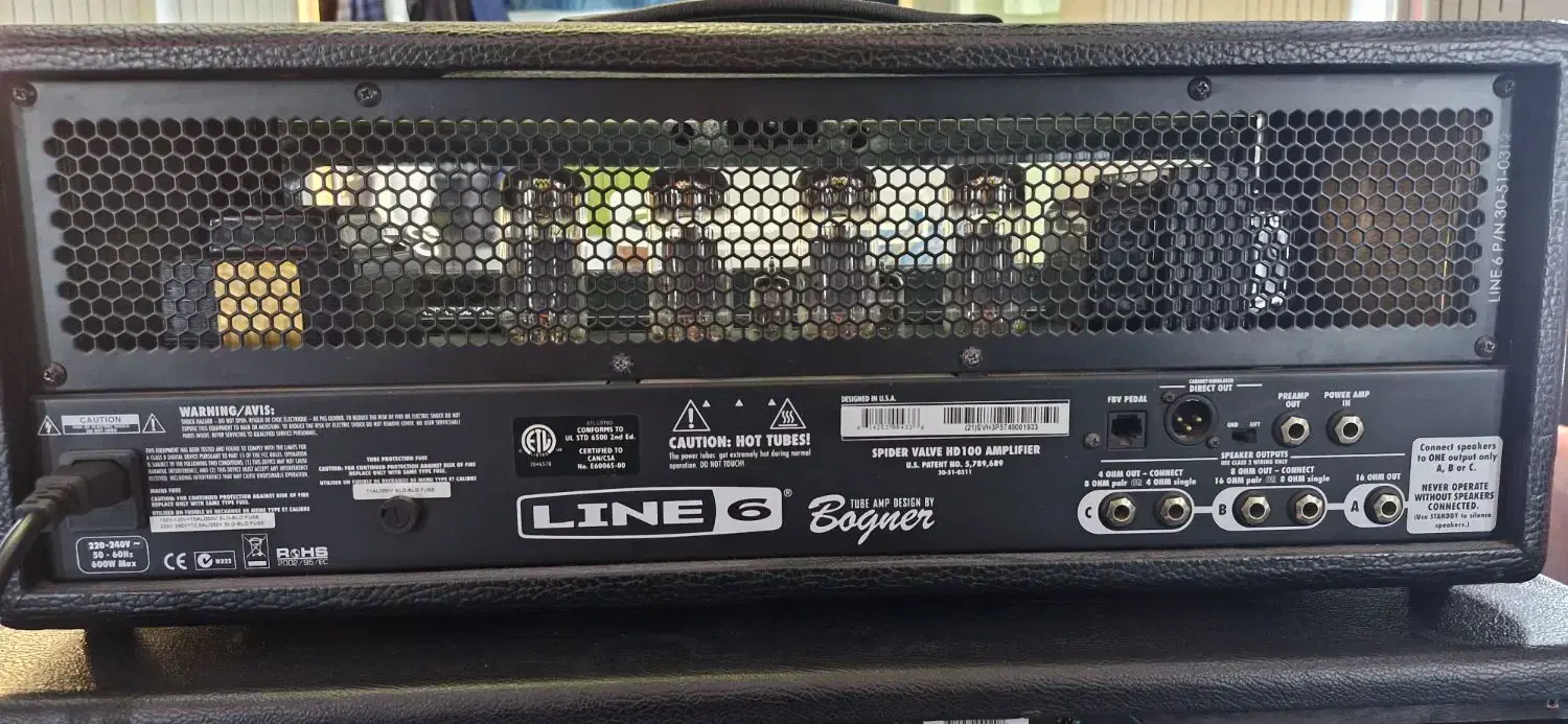 امپ گیتار تیوب Line 6 Spider Valve HD100|گیتار، بیس، امپلیفایر|تهران, فاطمی|دیوار