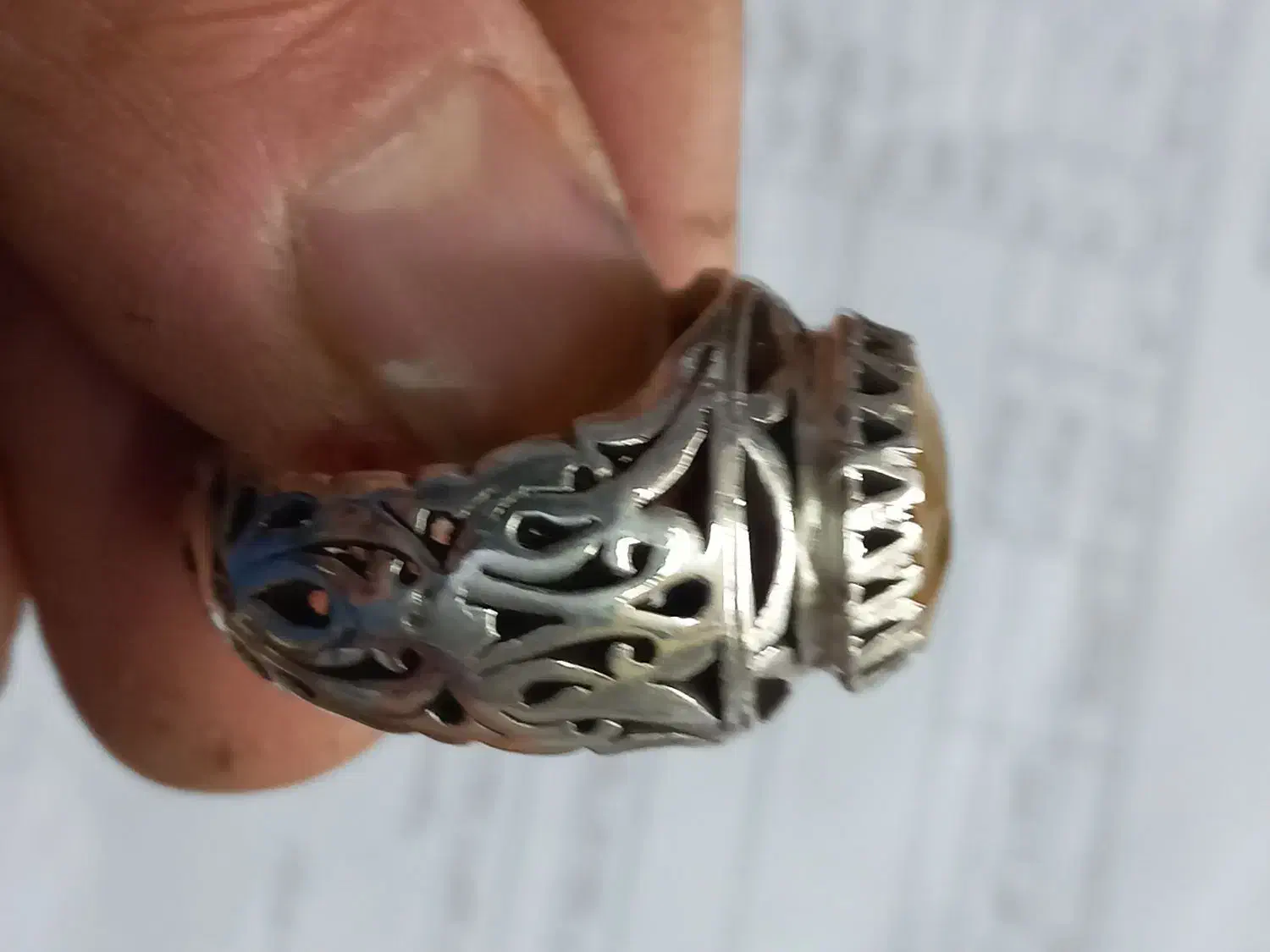 انگشترکهنه ودستسازرکاب ۴سونقره|جواهرات|مشهد, طرق|دیوار