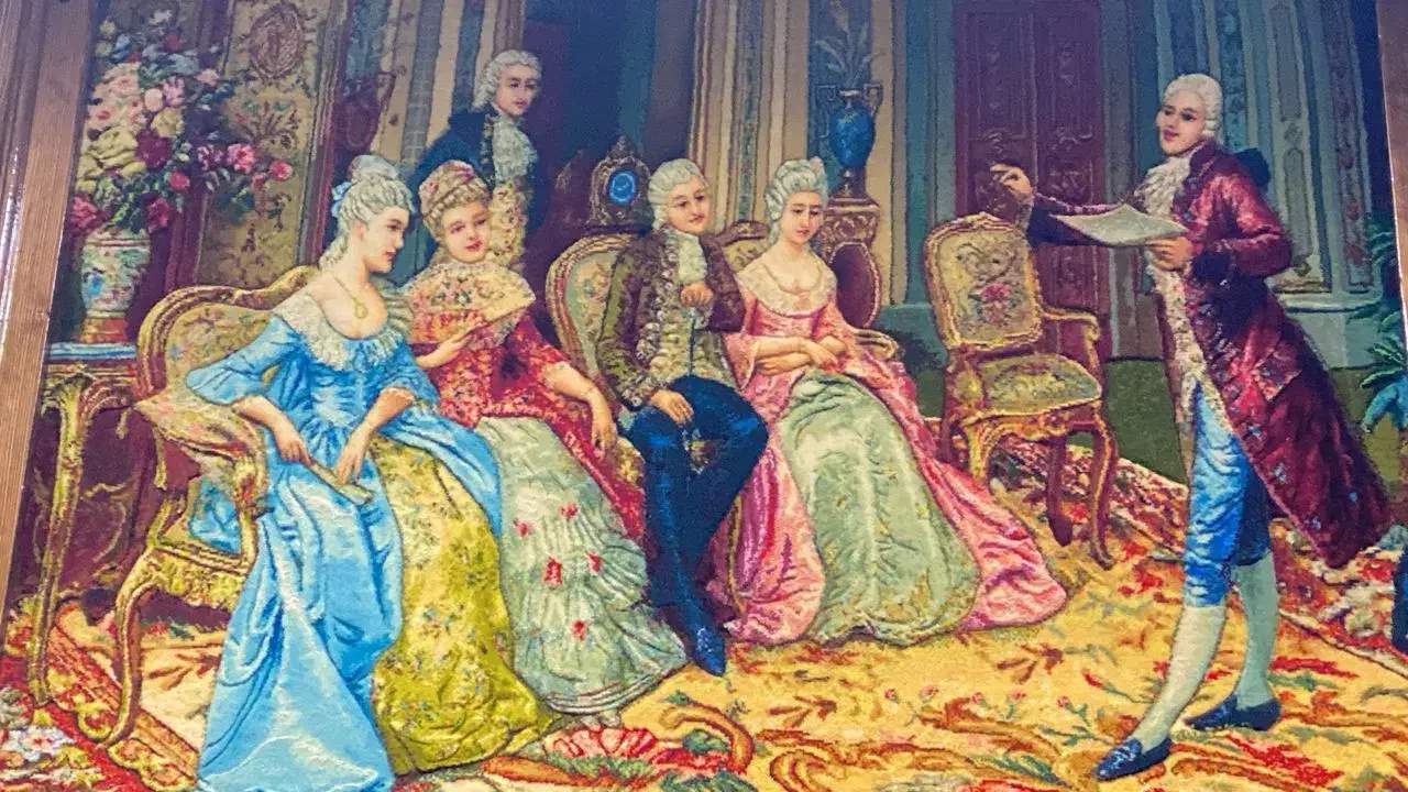 تابلوفرش شاعر جوان|تابلو فرش|زنجان, |دیوار