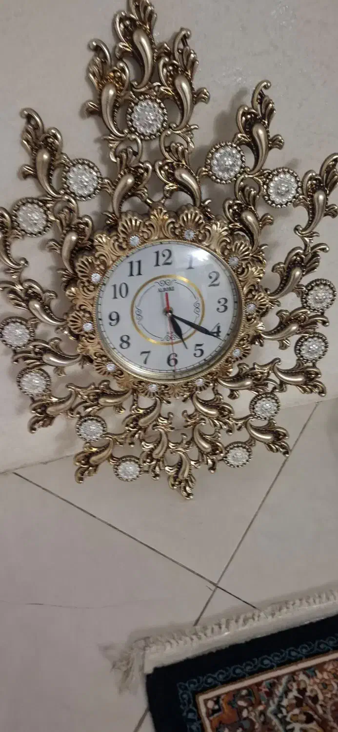 ساعت طلایی|ساعت دیواری و تزئینی|قدس, شهرک فرزان|دیوار