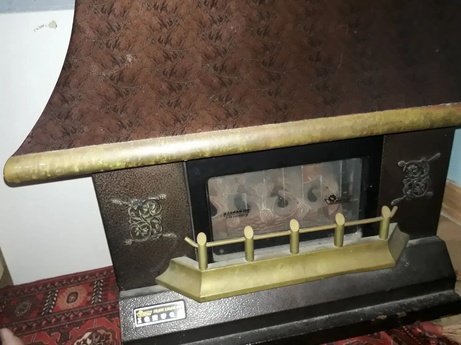 بخاری گازی شومینه|بخاری، هیتر، شومینه|گنبد کاووس, |دیوار