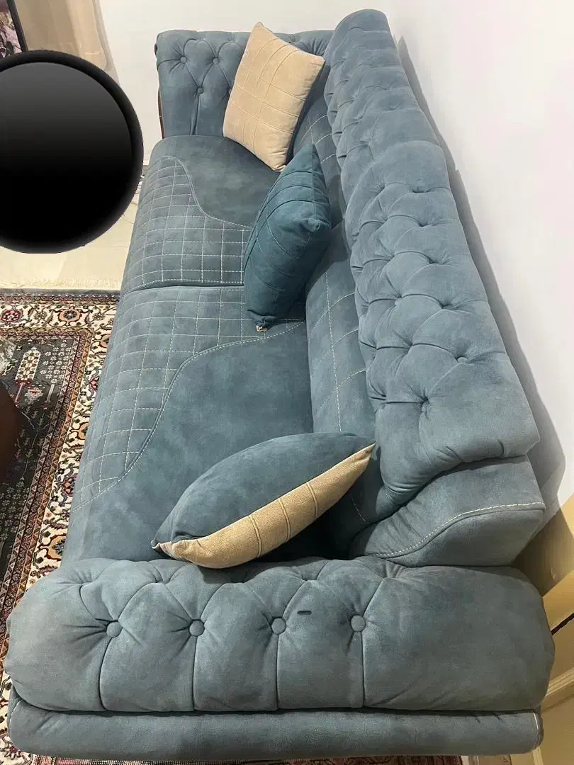 مبل چستر ۸ نفره رنگ خاص، سالم و کمکار|مبلمان خانگی و میز عسلی|رشت, حومه رشت|دیوار