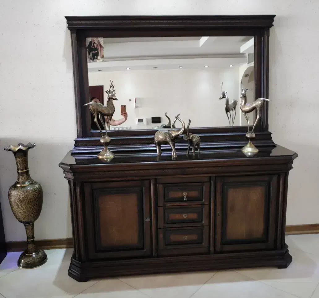 کنسول چوبی|بوفه، ویترین، کنسول|هشتگرد, فاز ۲ مهستان|دیوار