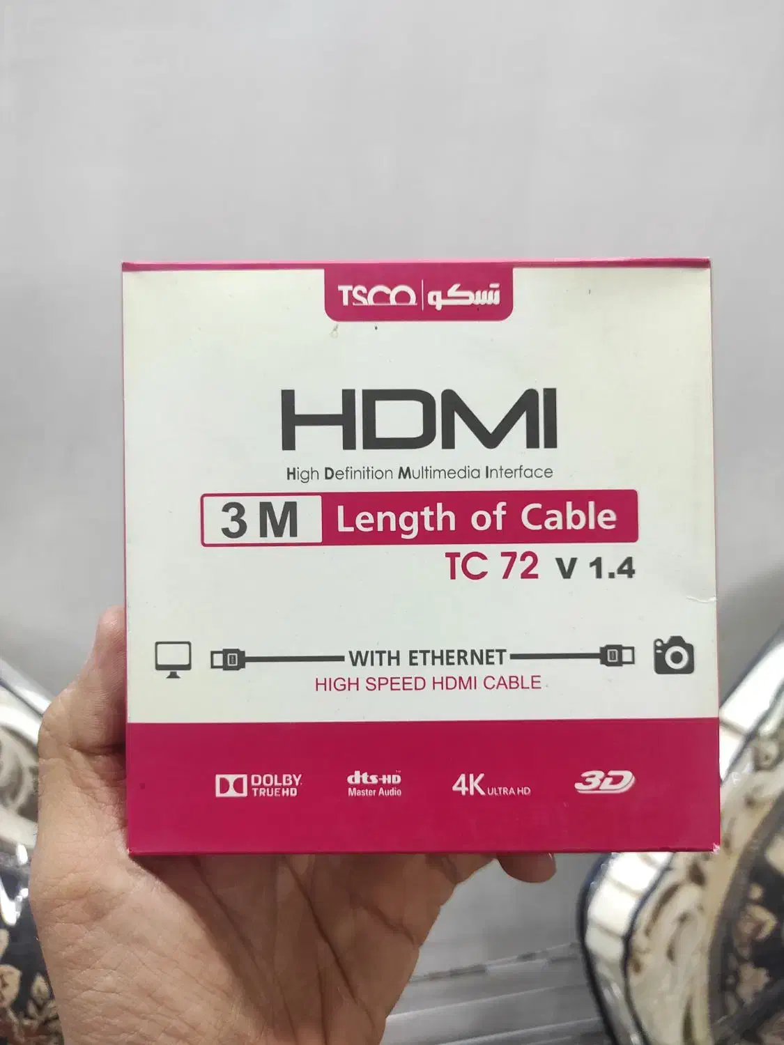 کابل HDMI تسکو|قطعات و لوازم جانبی رایانه|ری, دیلمان|دیوار