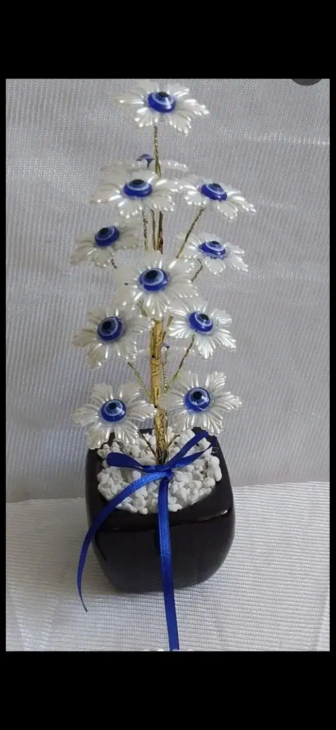 گلدون چشمنظر|گل مصنوعی|قم, در بهشت|دیوار