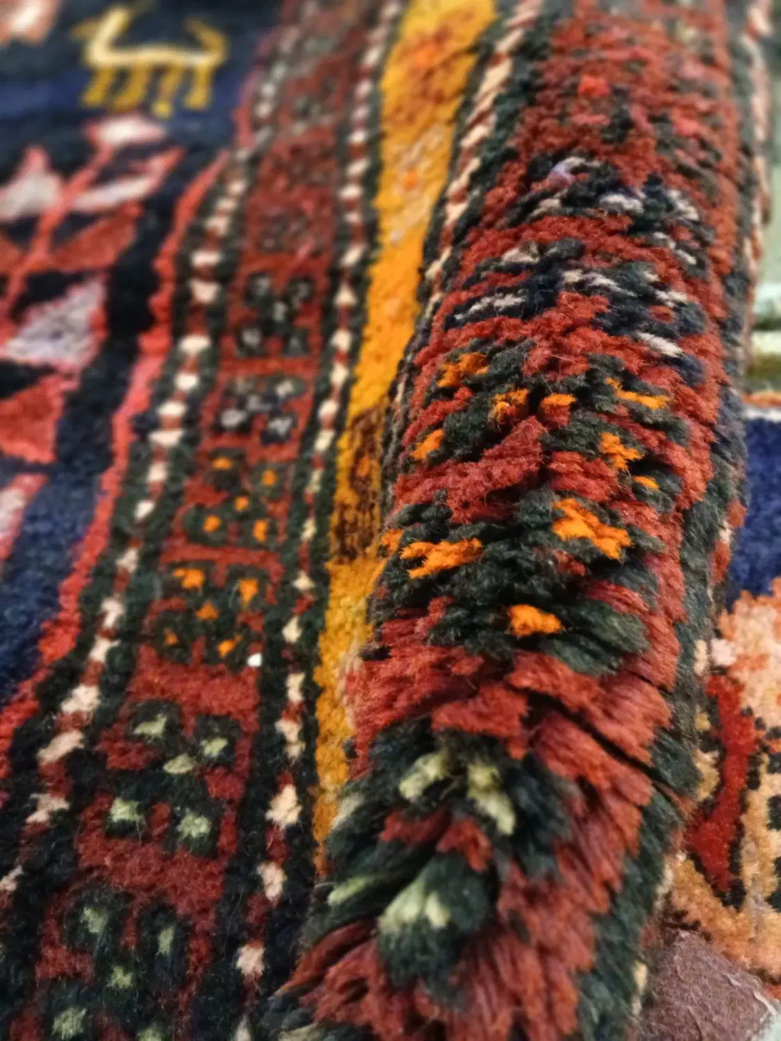 فرش طبیعی کناره|فرش|اردبیل, |دیوار