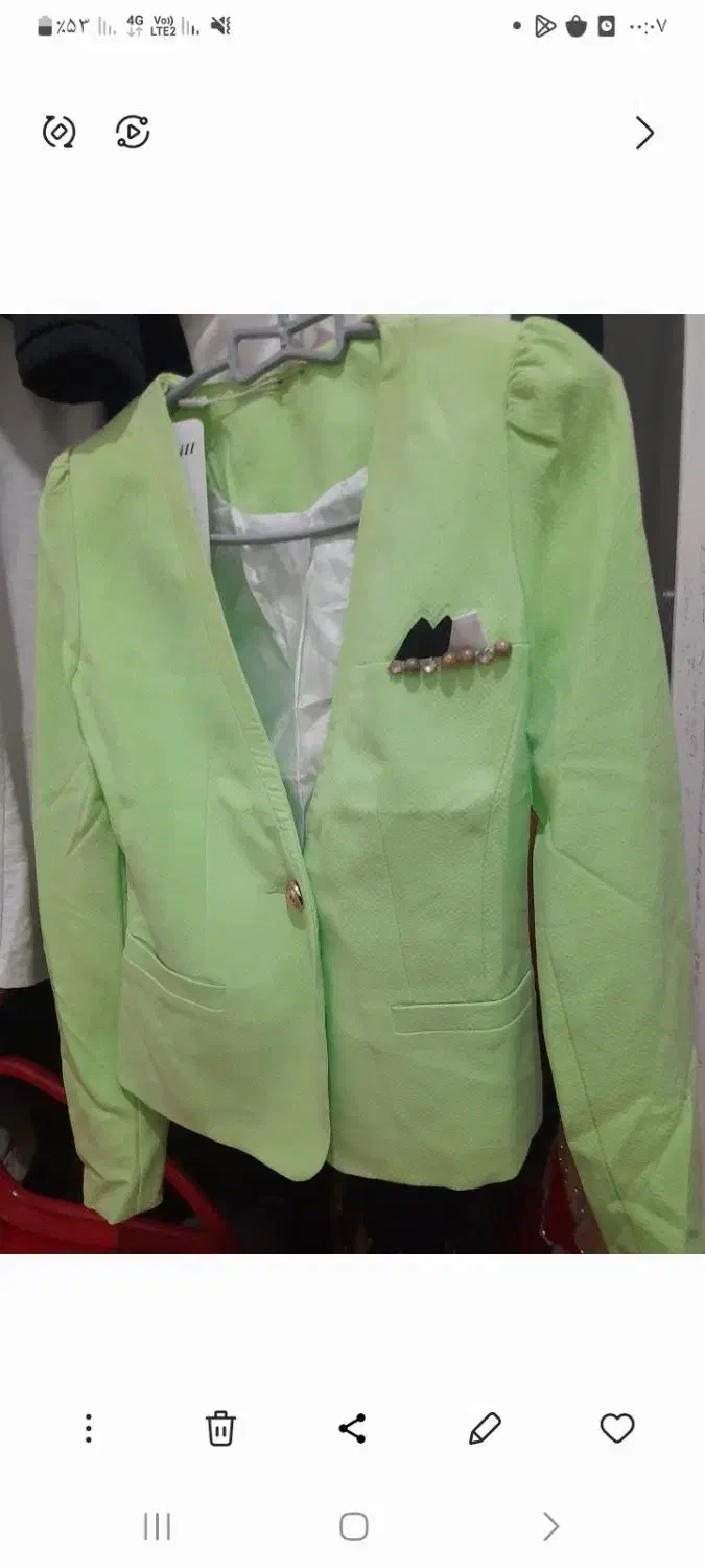 کت دخترونه مجلسی نو ۳۵۰لباس پروانه سایز ۴۴مجلسی|لباس|سبزوار, علمدار|دیوار