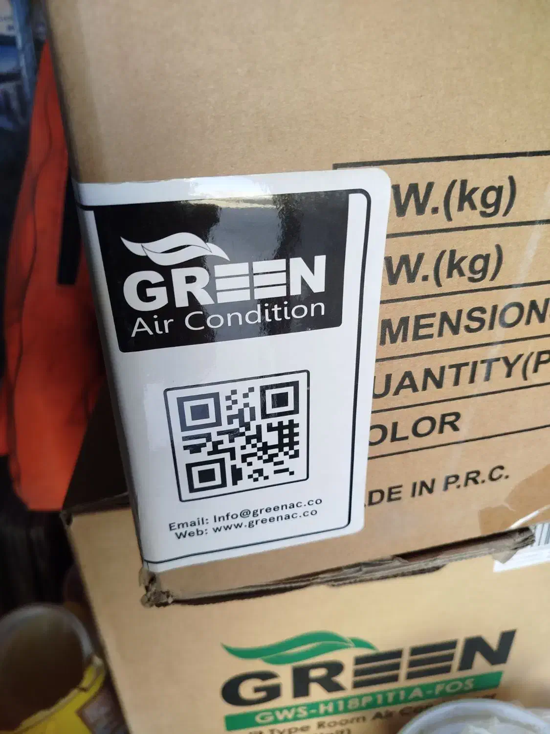 کولر گازی گرین اصلی|کولر گازی و فنکوئل|پیر بکران, |دیوار