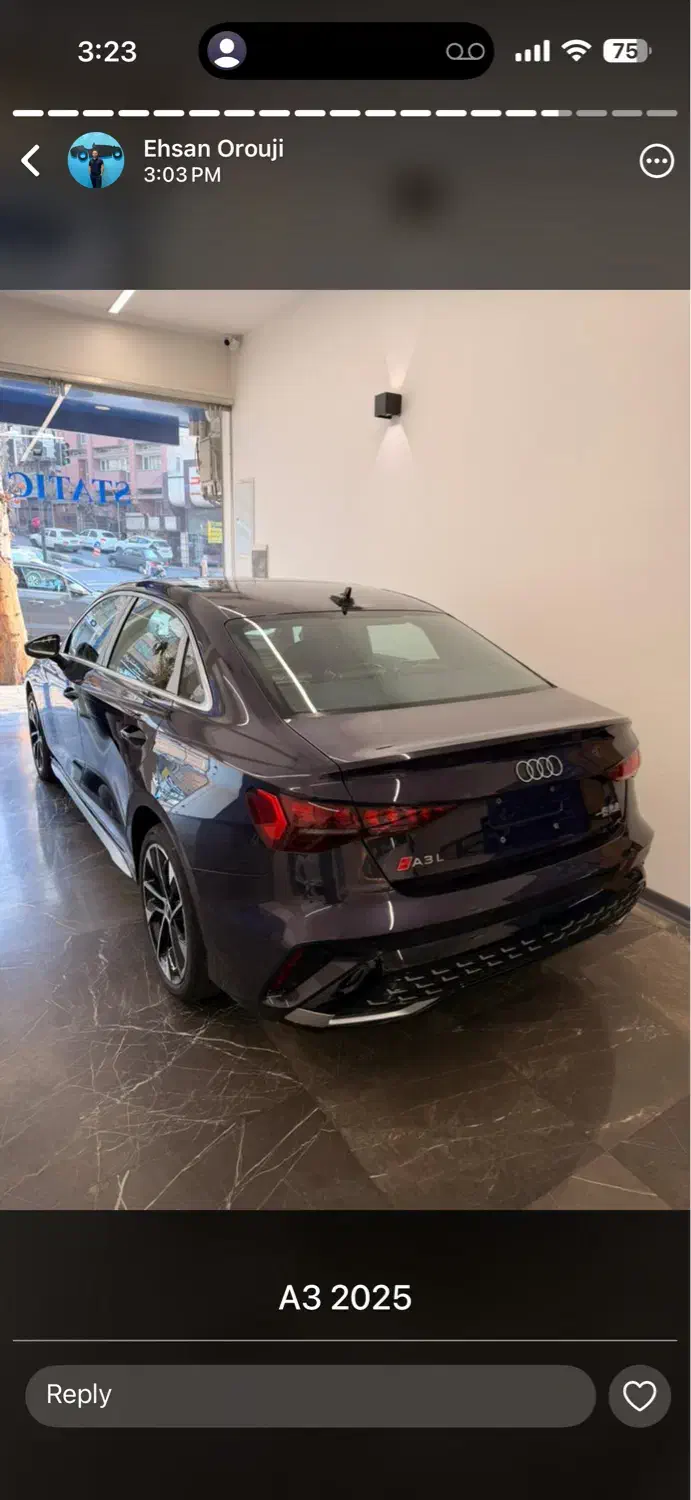 آئودی A3 2025|خودرو سواری و وانت|تهران, عباس‌آباد|دیوار