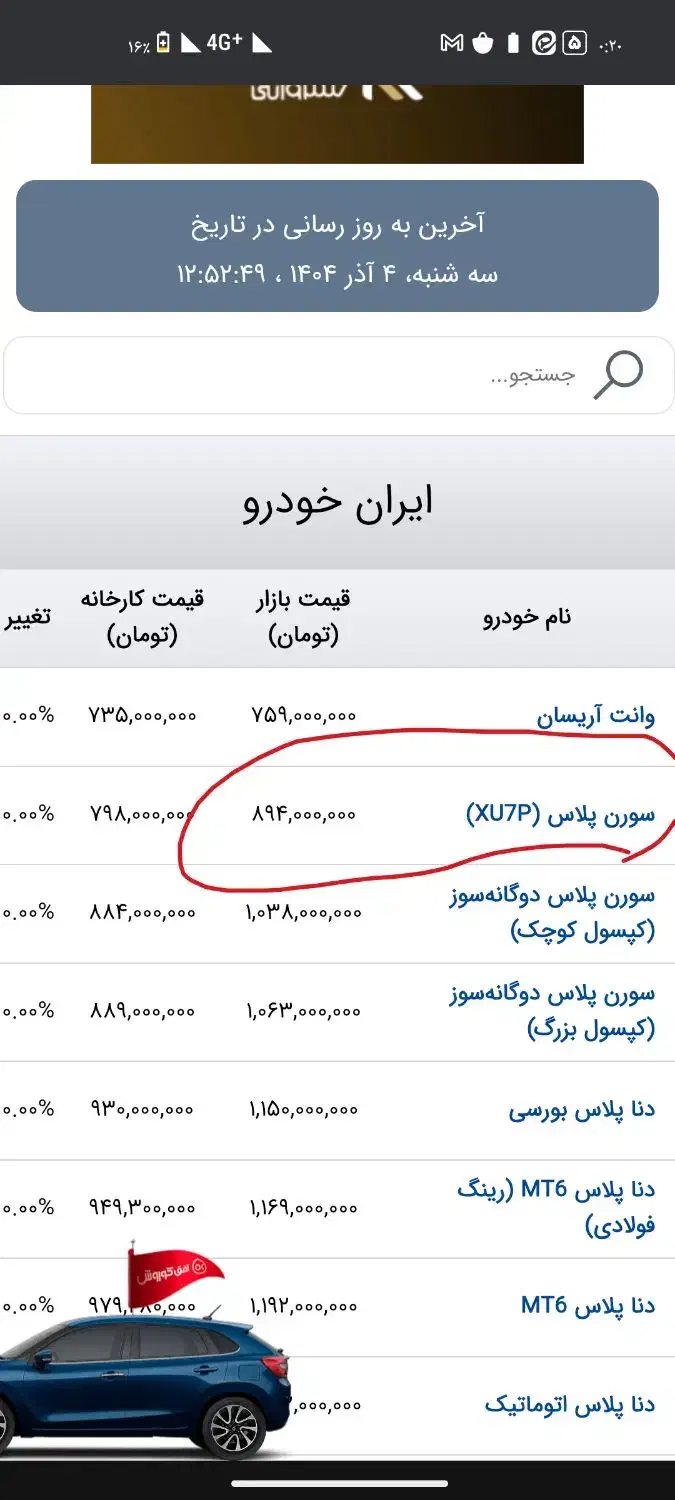 فروش خودرو سمند سورن xu7p|خودرو سواری و وانت|مشهد, گوهرشاد|دیوار
