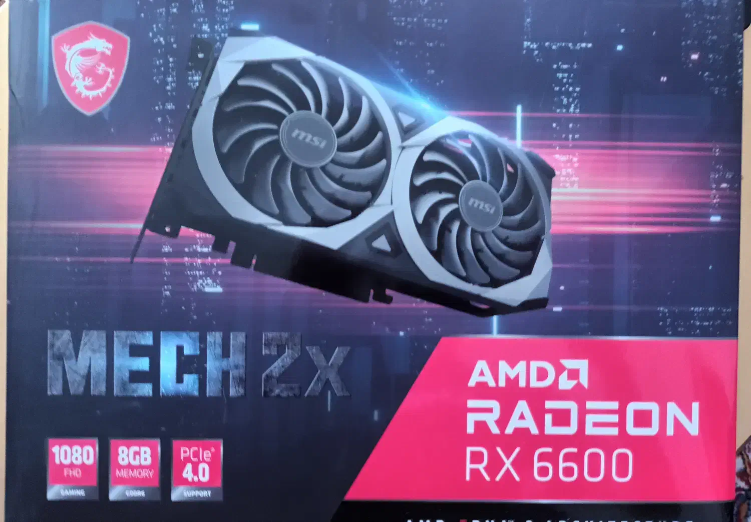 کارت گرافیک rx 6600 ماین نشده ۸ گیگ|قطعات و لوازم جانبی رایانه|اردبیل, |دیوار