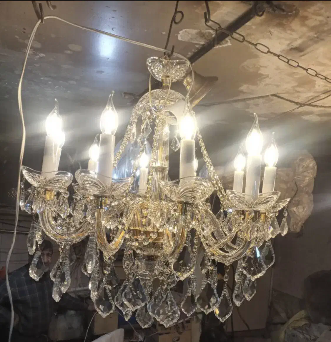 لوستر ار سی ار ایتالیایی اصل|لوستر و چراغ آویز|تهران, شیوا|دیوار